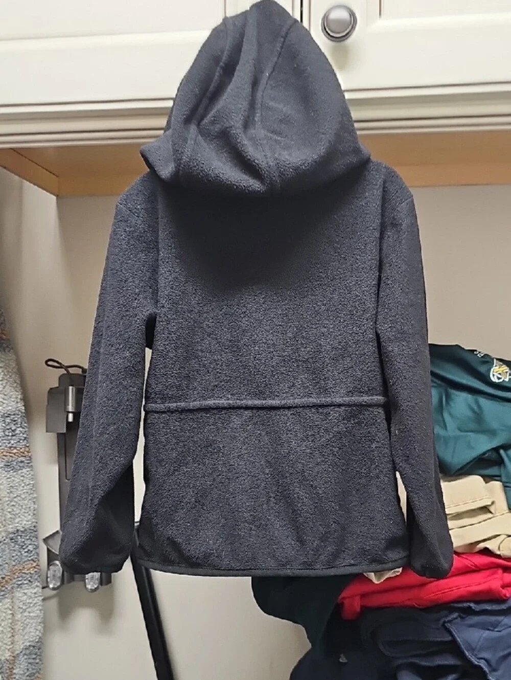 The North Face 18-24 Black Hooded Fleece Jacket